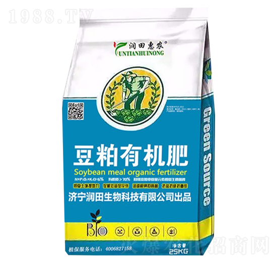 豆粕有機肥-潤田惠農(nóng)-潤田生物