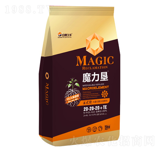 大量元素水溶肥料20-20-20+TE-魔力墾-日晟久豐