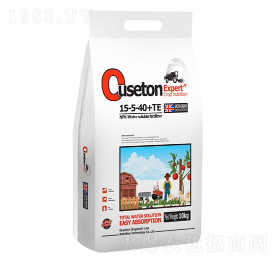 大量元素水溶肥料15-5-40+TE-日晟久豐