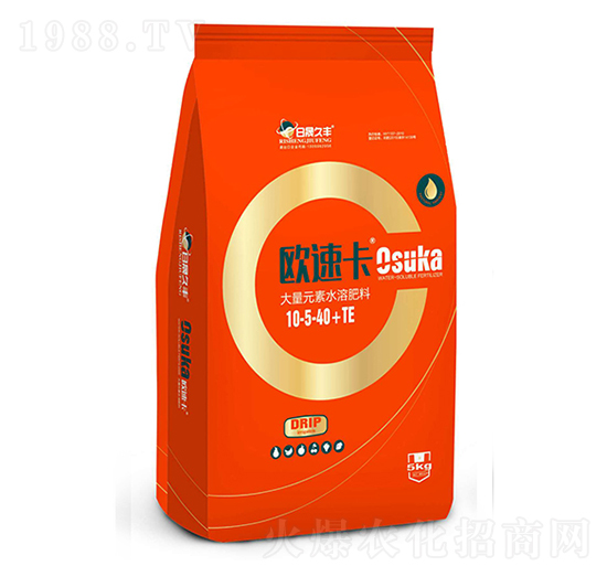 5kg大量元素水溶肥料10-5-40+TE-歐速卡-日晟久豐