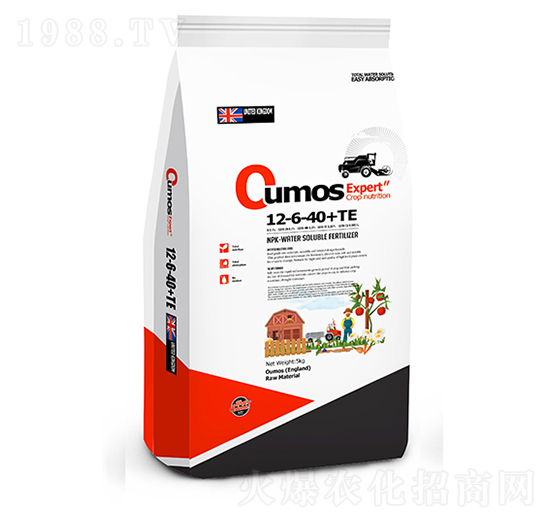 5kg大量元素水溶肥料12-6-40+TE-歐姆素-日晟久豐