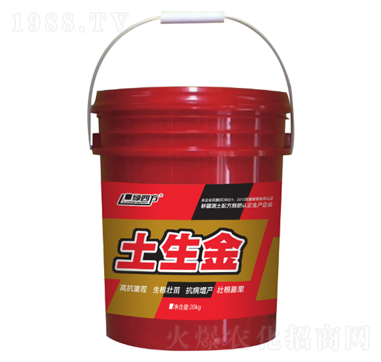 土生金（紅）-綠四方