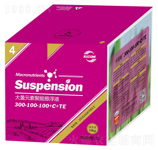 提苗綠葉型大量元素聚能懸浮液300-100-100+C+TE-菲爾普斯