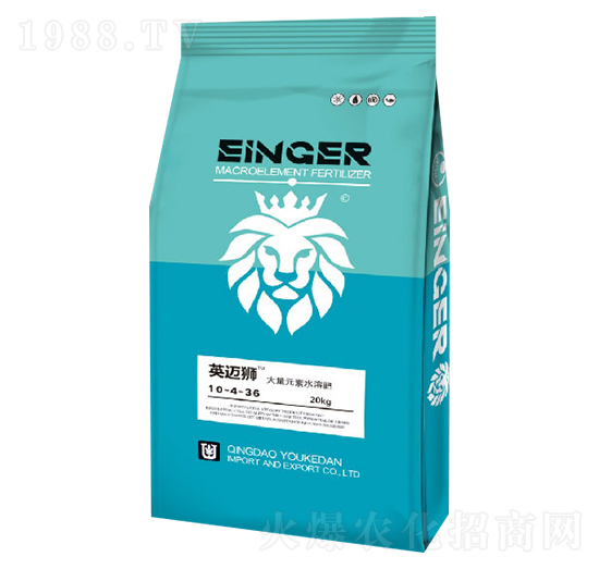大量元素水溶肥10-4-36-英邁獅-優(yōu)可丹