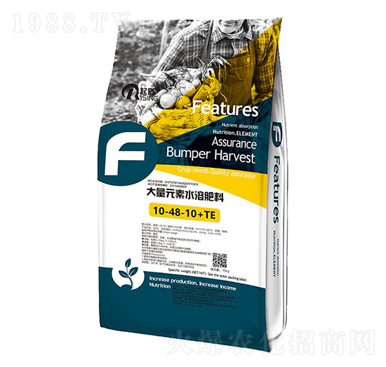 大量元素水溶肥料10-48-10+TE-起彩-英芳