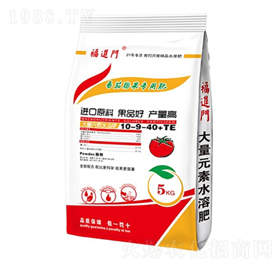 番茄專(zhuān)用肥高鉀型水溶肥-福進(jìn)門(mén)-強(qiáng)生農(nóng)業(yè)