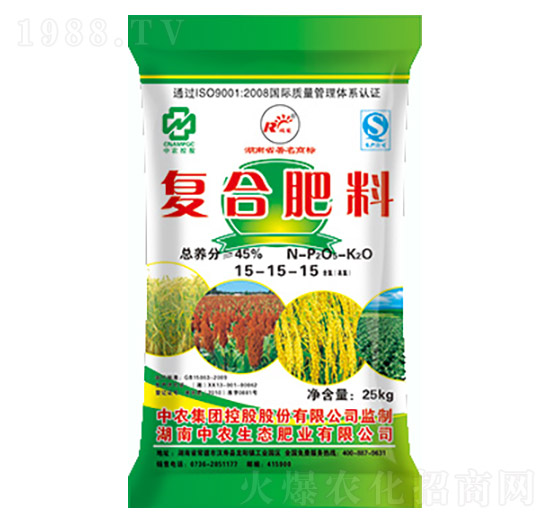 瑞蘭復合肥料15-15-15-中農生態(tài)