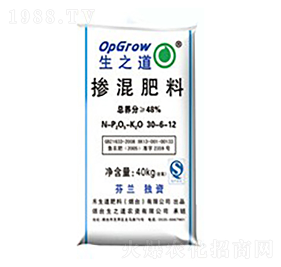 摻混肥料30-6-12-生之道