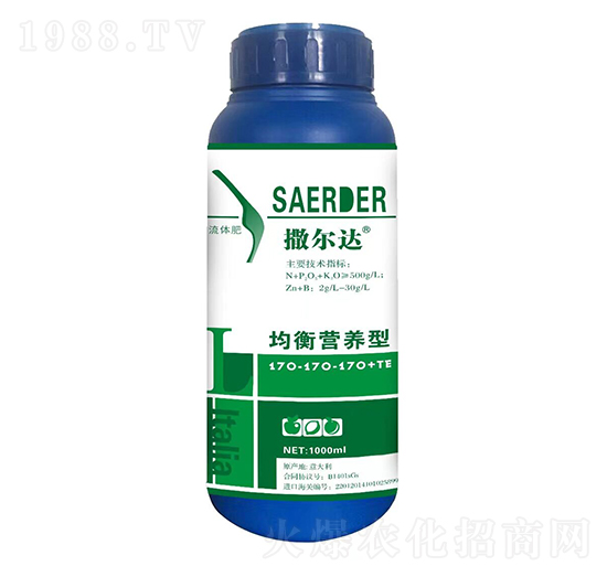 均衡營(yíng)養(yǎng)型流體肥170-170-170+TE-優(yōu)逸克