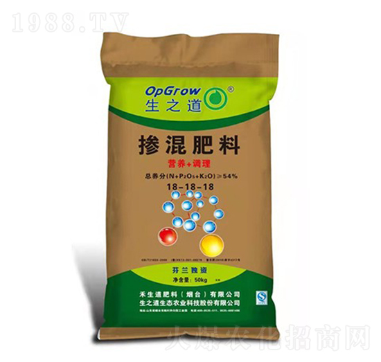 緩釋摻混肥料18-18-18-生之道