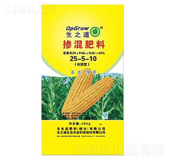 緩釋摻混肥料25-5-10-生之道