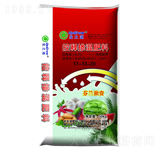 控釋摻混肥料17-13-20-生之道