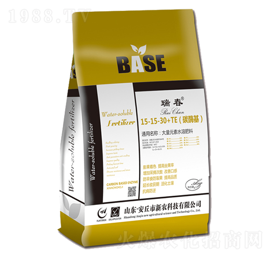大量元素水溶肥料15-15-30+TE-瑞春-魯安新農(nóng)