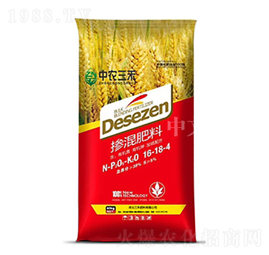 小麥專用摻混肥料16-18-4-中農三禾