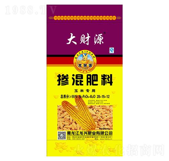 玉米專(zhuān)用摻混肥料28-15-12-大財(cái)源-龍興肥業(yè)