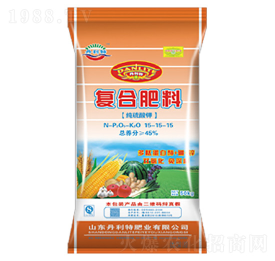 純硫酸鉀復(fù)合肥料15-15-15-丹利特