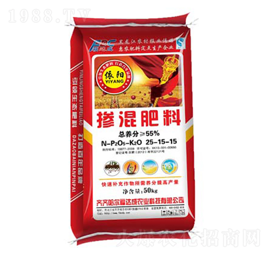 55%摻混肥料25-15-15-依陽-福達(dá)成