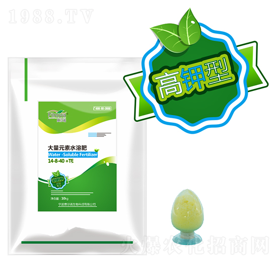 高鉀型大量元素水溶肥14-8-40+TE-費(fèi)爾諾
