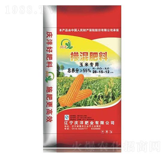 玉米專(zhuān)用摻混肥料28-15-12-慶洋肥業(yè)