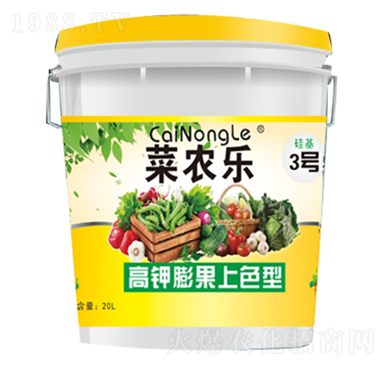 高鉀膨果上色型沖施肥-菜農(nóng)樂3號(hào)-帝益肥