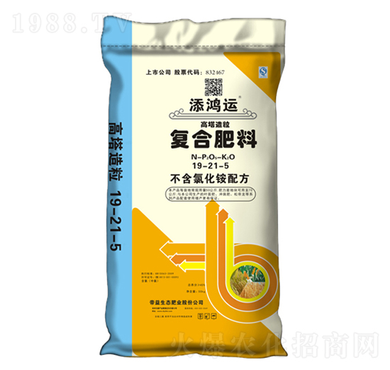 高塔造粒復(fù)合肥19-21-5-添鴻運-帝益肥