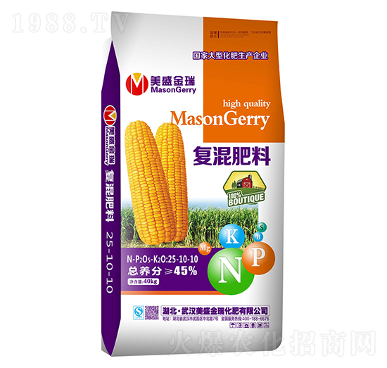 40kg復混肥料25-10-10-美盛金瑞