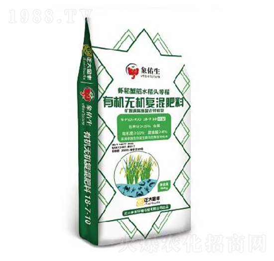 有機(jī)無機(jī)復(fù)混肥料18-7-10（含氯）-正大金豐