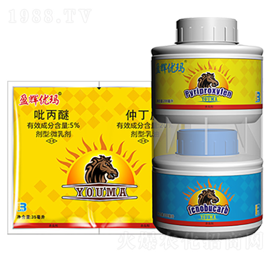 5%吡丙醚微乳劑+20%仲丁威乳油-盈輝優(yōu)瑪-盈輝