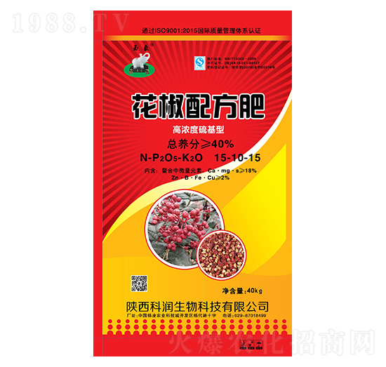 花椒配方肥15-10-15-科潤生物