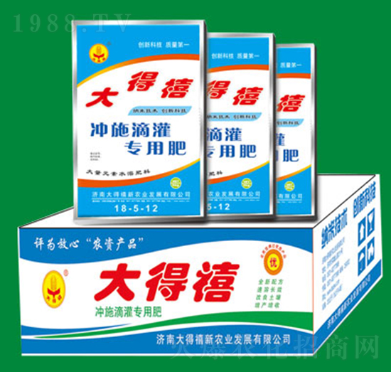 大量元素沖施滴灌專用肥-大得禧