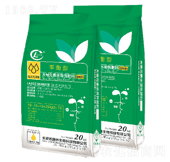 大量元素水溶肥料19-19-19+2MgO+TE-奧林生物