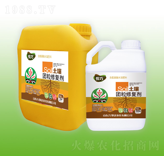 土壤團(tuán)粒修復(fù)劑-悅巧-萬事達(dá)
