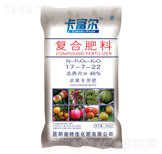 水果專(zhuān)用復(fù)合肥料17-7-22-卡富爾-施特佳