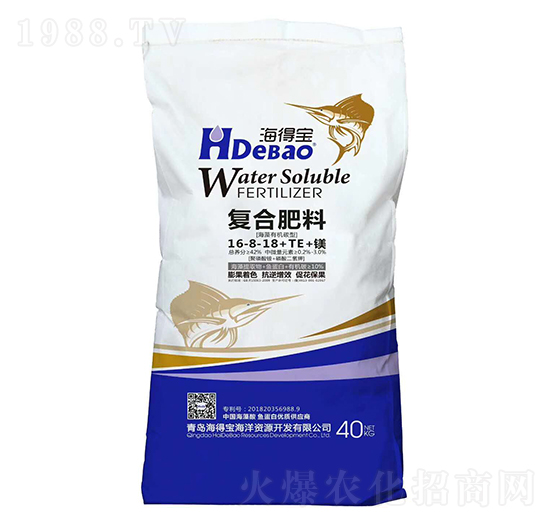 復(fù)合肥料16-8-18+TE+鎂-海得寶