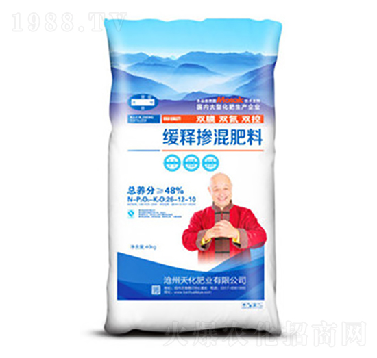 緩釋摻混肥料26-12-10-天化肥業(yè)