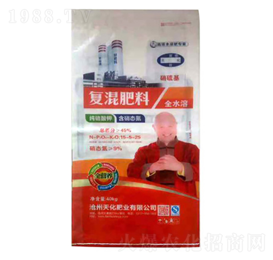 純硫酸鉀復(fù)混肥料15-5-25-天化肥業(yè)