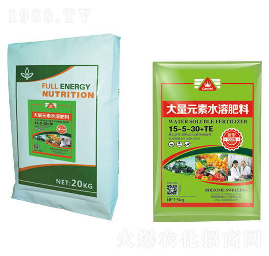 佳實多大量元素水溶肥料15-5-30+TE-傲威