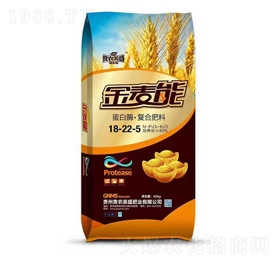 金麥能蛋白酶復(fù)合肥料18-22-5-美盛肥業(yè)