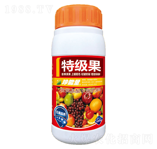 名氨基酸水溶肥料-特級果-嘉華生物