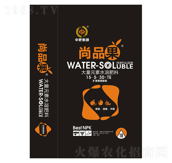 大量元素水溶肥15-5-30+TE-尚品果-中肥生物