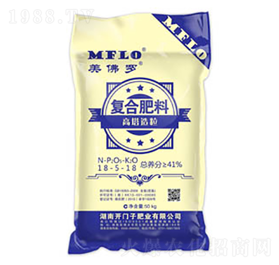 高塔造粒復(fù)合肥料18-5-18-美佛羅-開門子