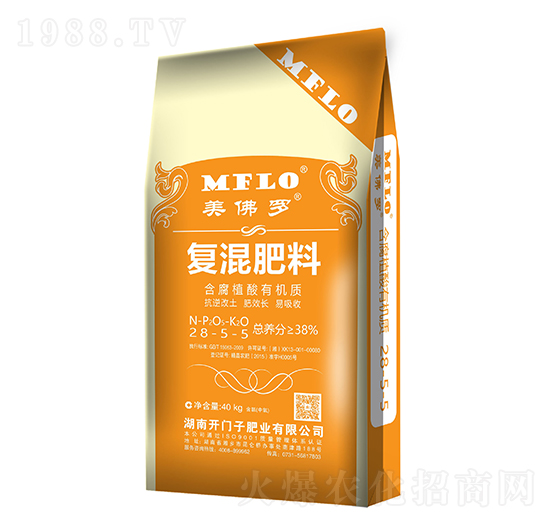 含腐植酸復(fù)混肥料28-5-5-美佛羅-開(kāi)門(mén)子