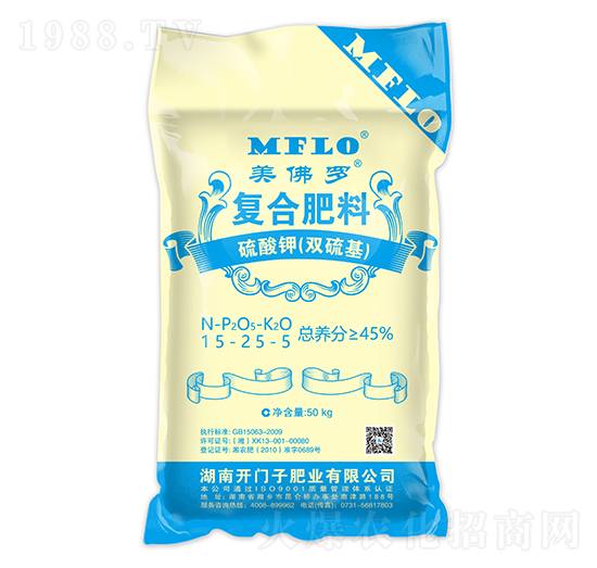 硫酸鉀復合肥料15-25-5-美佛羅-開門子