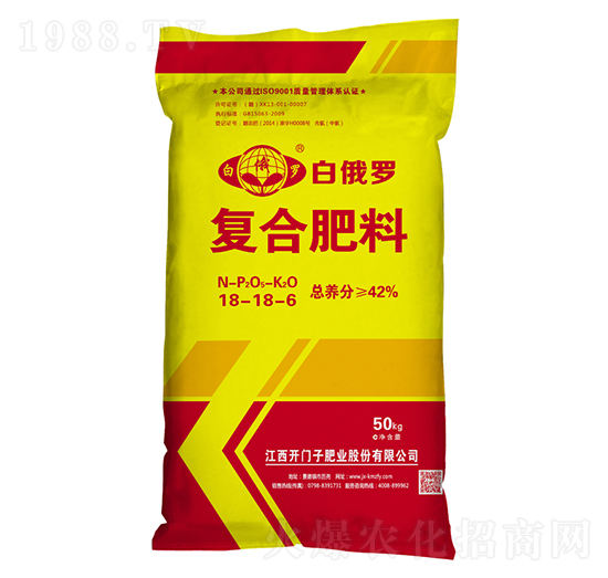 氯基復(fù)合肥料18-18-6-白俄羅-開門子