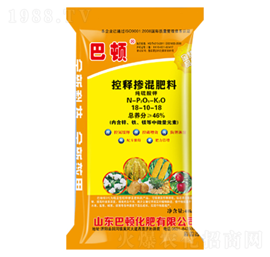 控釋摻混肥料18-10-18-巴頓