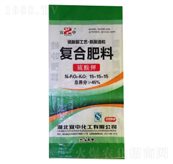 硫酸鉀型復(fù)合肥15-15-15-宜中化工
