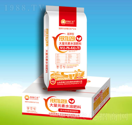 高鉀型大量元素水溶肥12-6-42+TE-四海匯農(nóng)