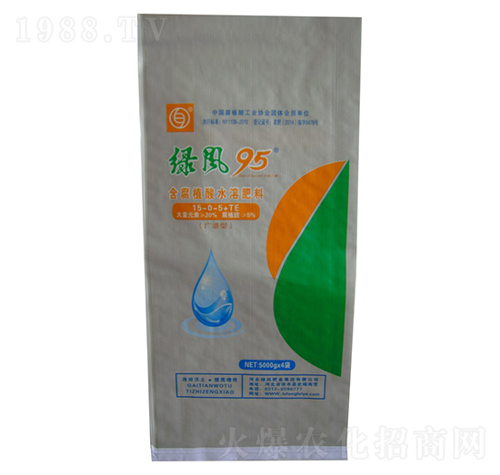 含腐植酸水溶肥料15-0-5+TE-綠風95-綠風肥業(yè)