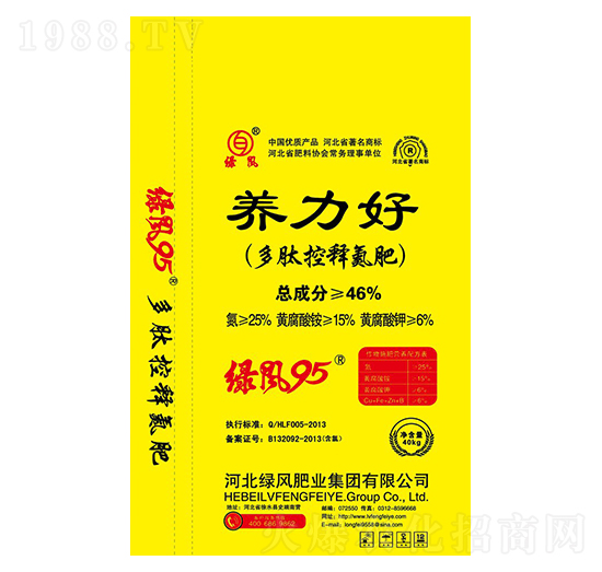 40kg多肽控釋氮肥-養(yǎng)力好-綠風肥業(yè)