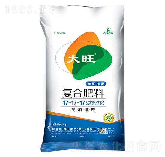 硫酸鉀型復(fù)合肥料17-17-17-大旺-青上化工